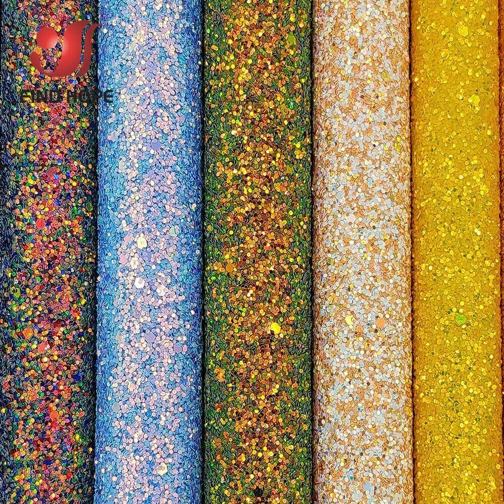 Rynx | Shiny Gem Star Chunky Glitter Faux Leather - Premium Craft Vinyl