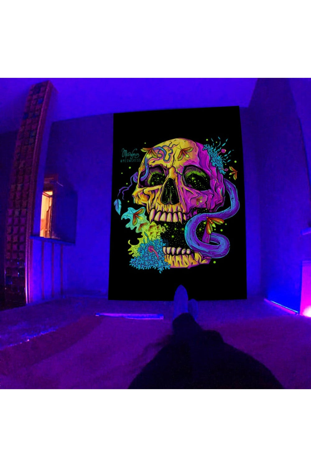 Rynx | Skull Wall Tapestry Art