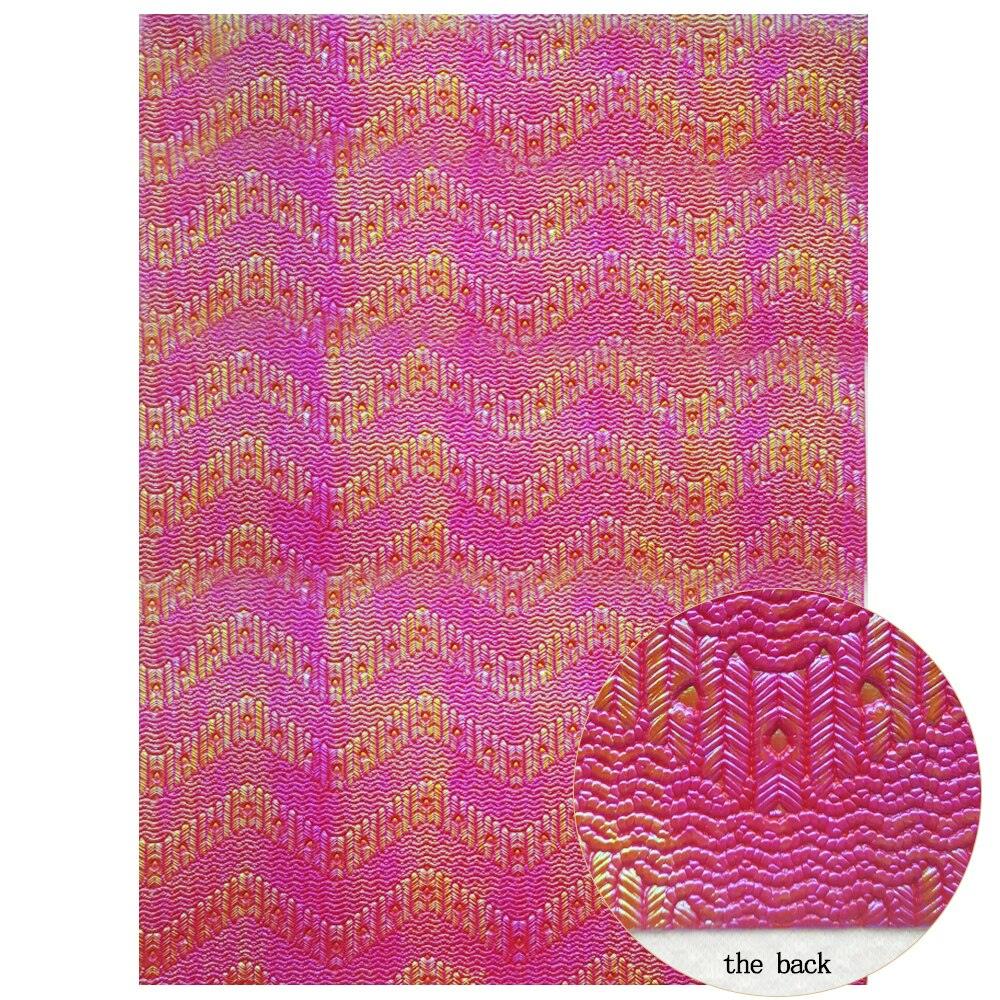 Rynx | Shiny Red Chunky Glitter Craft Fabric Sheets - A4 Size for DIY Projects