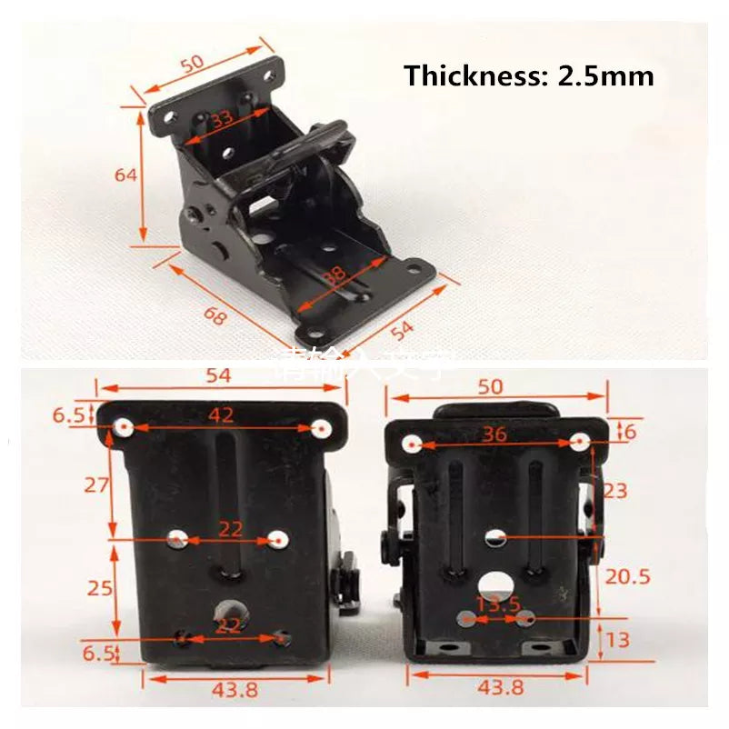 Rynx | 2Pcs Foldable Self-Locking Hinges