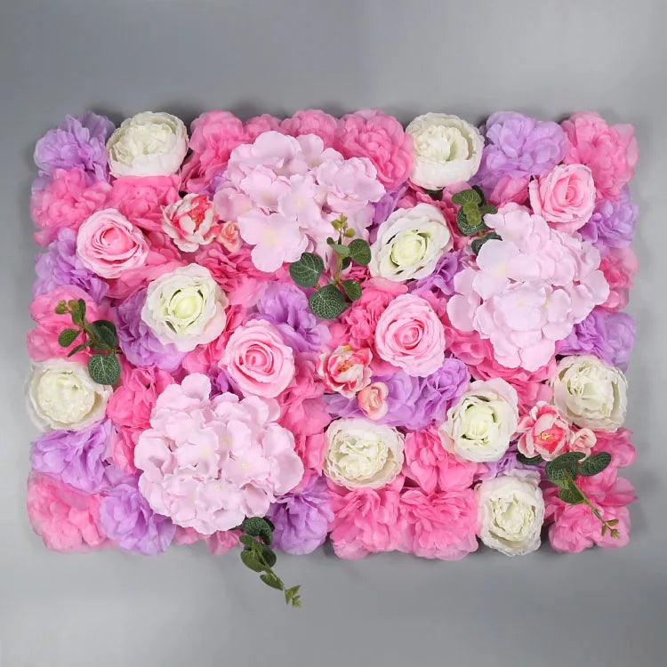 Rynx | Elegant Flower Wall Art Handmade with Cotton, Silk and Artificial Flowers