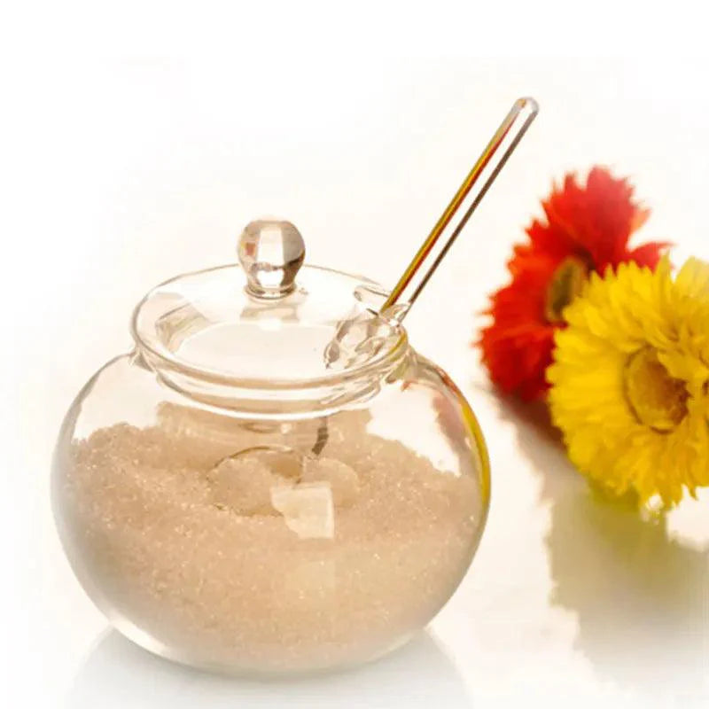 Rynx | Elegant 250ml glass spice and candy jar - Chic home storage solution