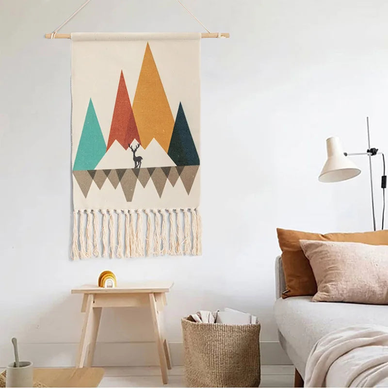 Rynx | Boho Fringe Wall Tapestry