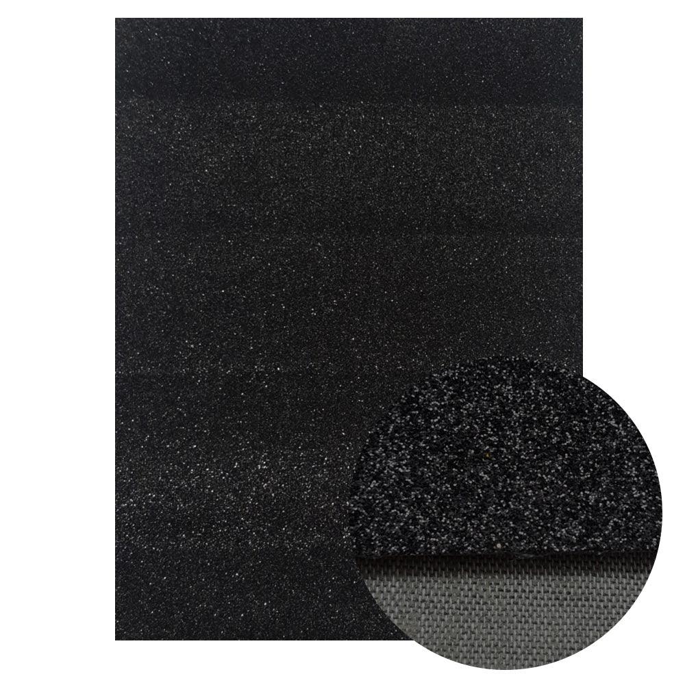 Rynx | Sparkling Black Faux Leather Craft Set - Essential DIY Supplies