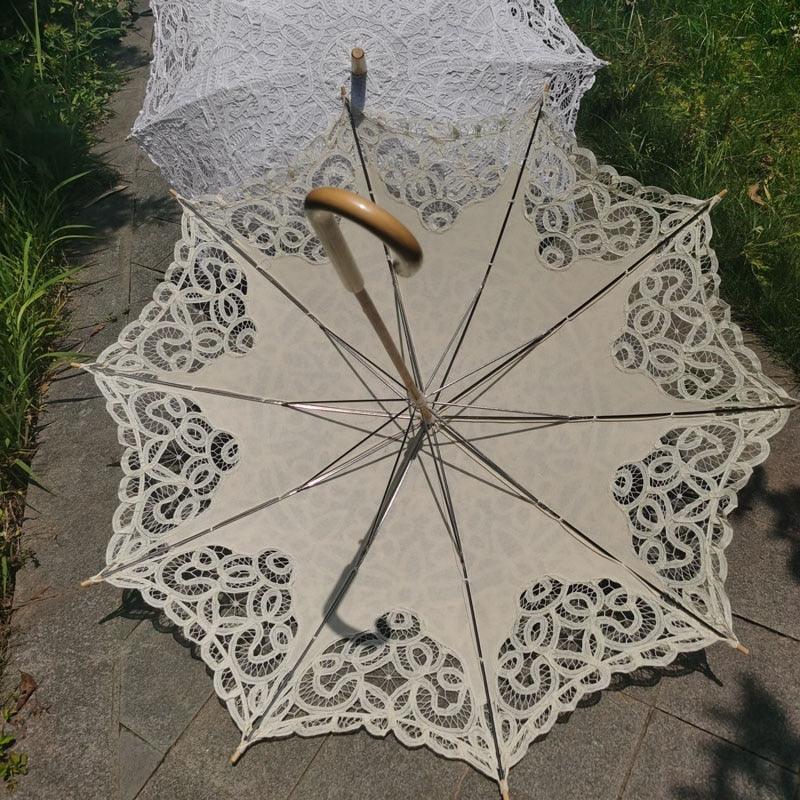 Rynx | Timeless Victorian Lace Parasol: A Stunning Accessory for Outdoor Events