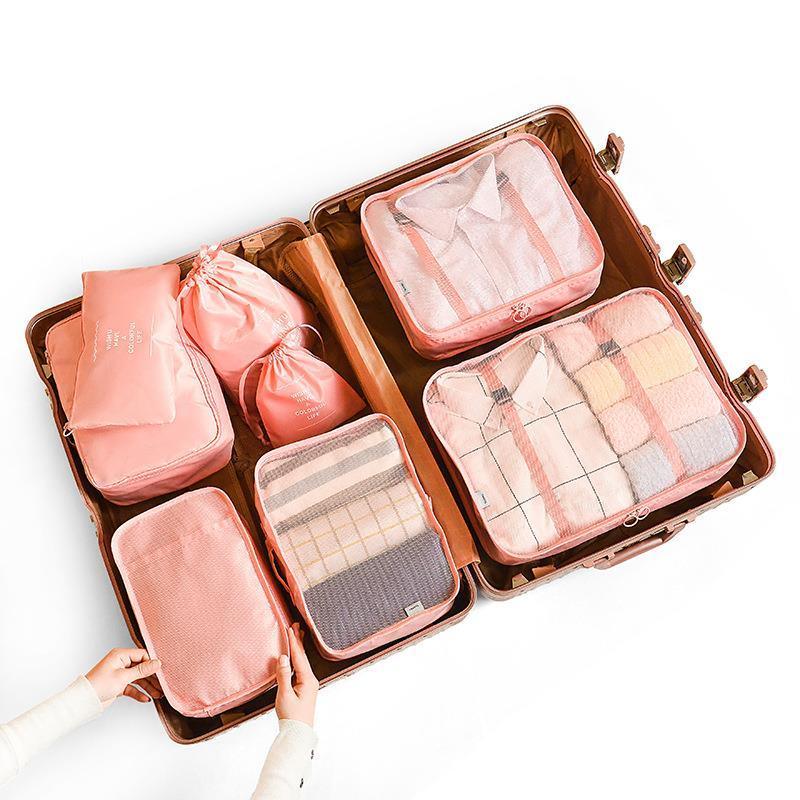 Rynx | Travel Smart: versatile 8/6/1-piece organizer set for effortless packing