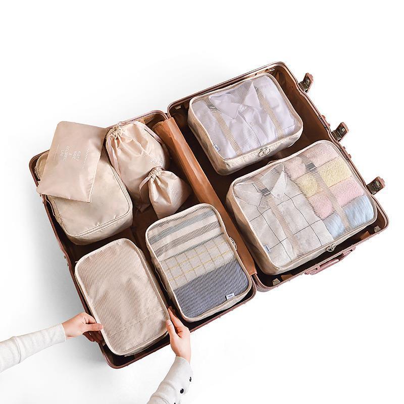 Rynx | Travel Smart: versatile 8/6/1-piece organizer set for effortless packing