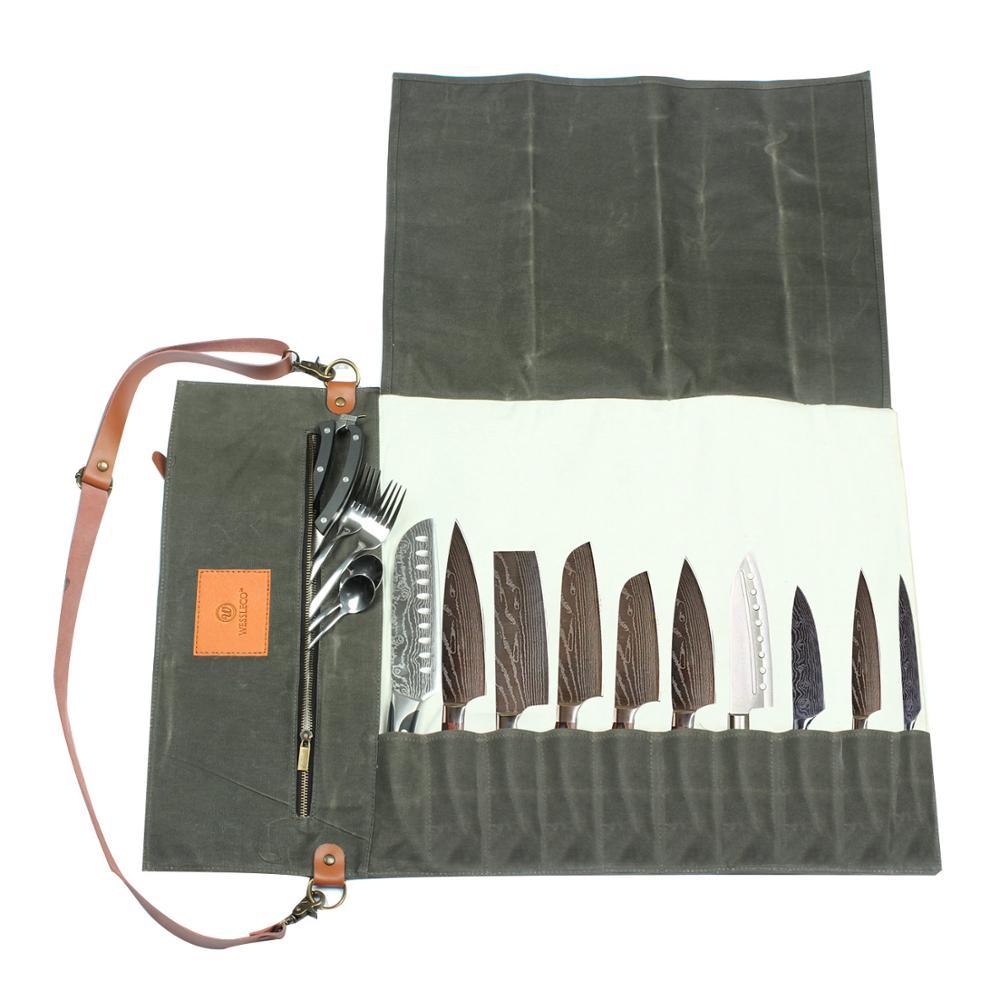 RYNX | Pocket Green Canvas Knife Bag