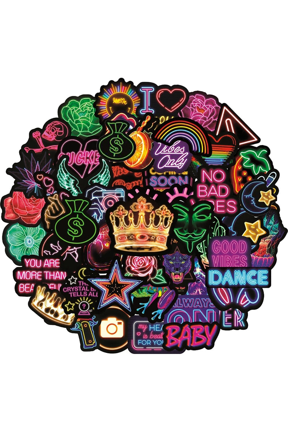Rynx | Style Neon Scrapbooking Sticker