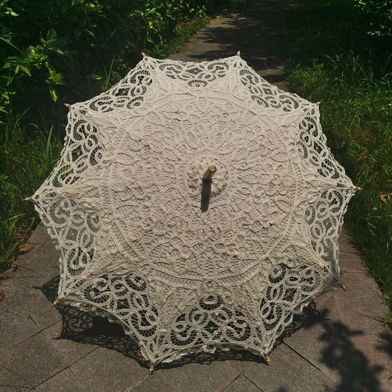 Rynx | Timeless Victorian Lace Parasol: A Stunning Accessory for Outdoor Events