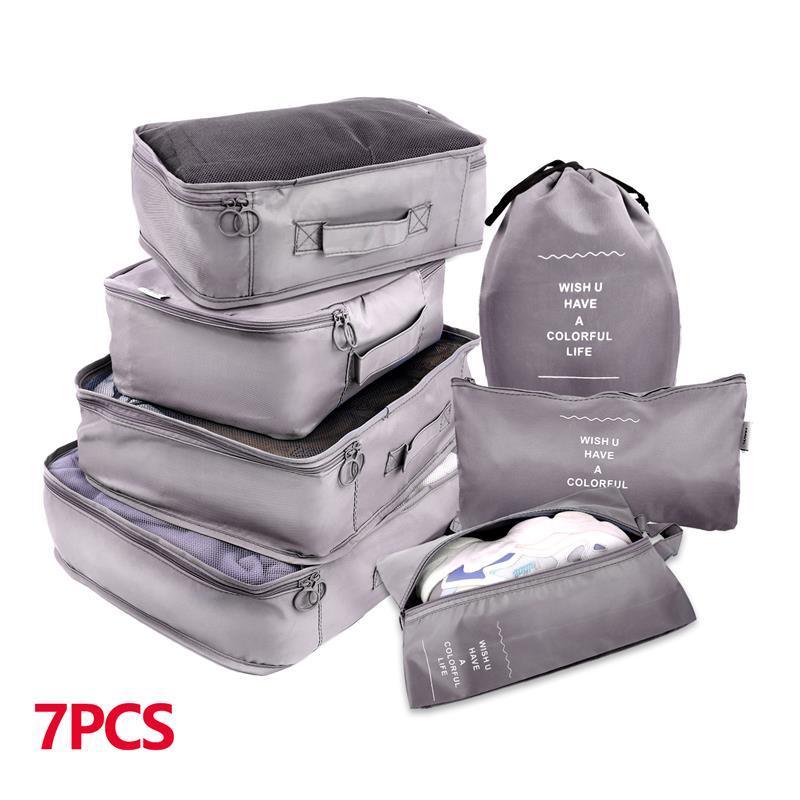 Rynx | Travel Smart: versatile 8/6/1-piece organizer set for effortless packing