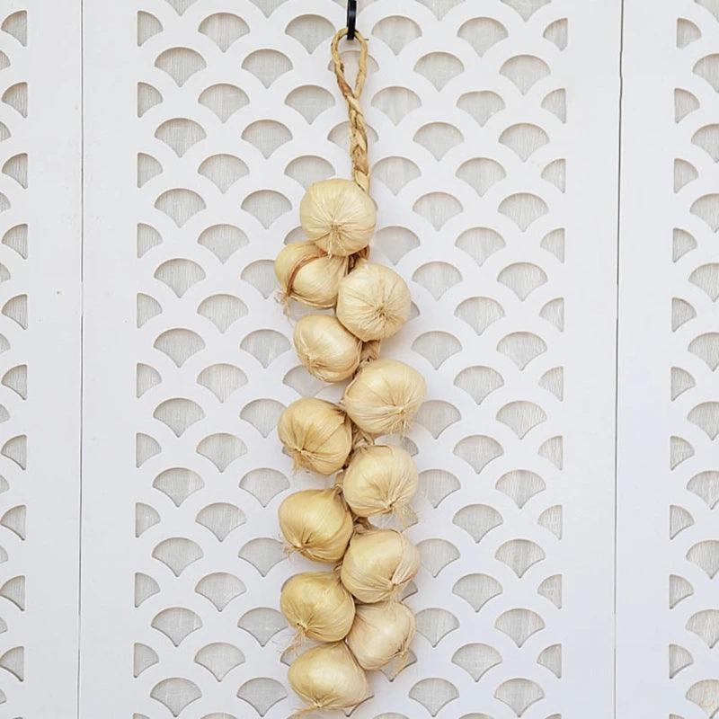 Rynx | Life-like Garlic String Decoration for Home, Garden and Event Style – M6CE