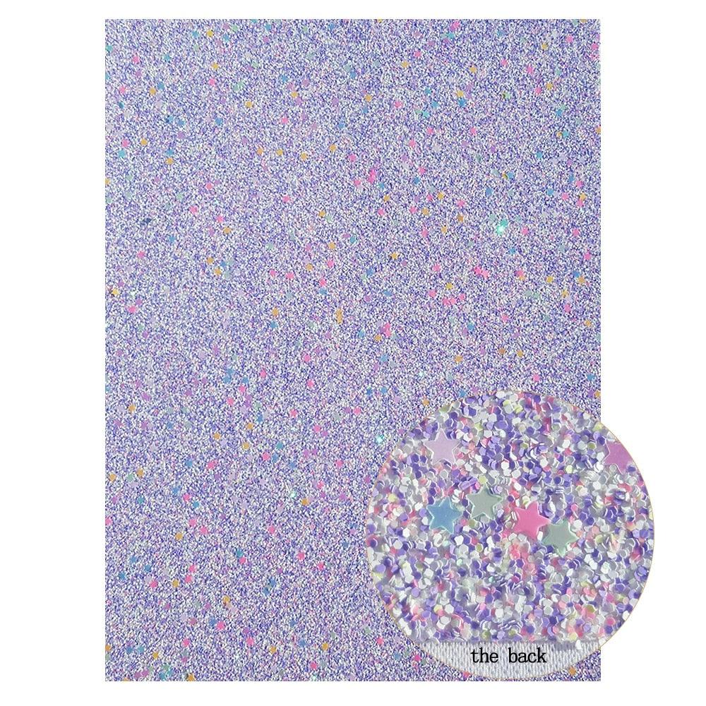 Rynx | Sparkling Violet Faux Leather Fabric - A Must-Have for Sparkling DIY Projects