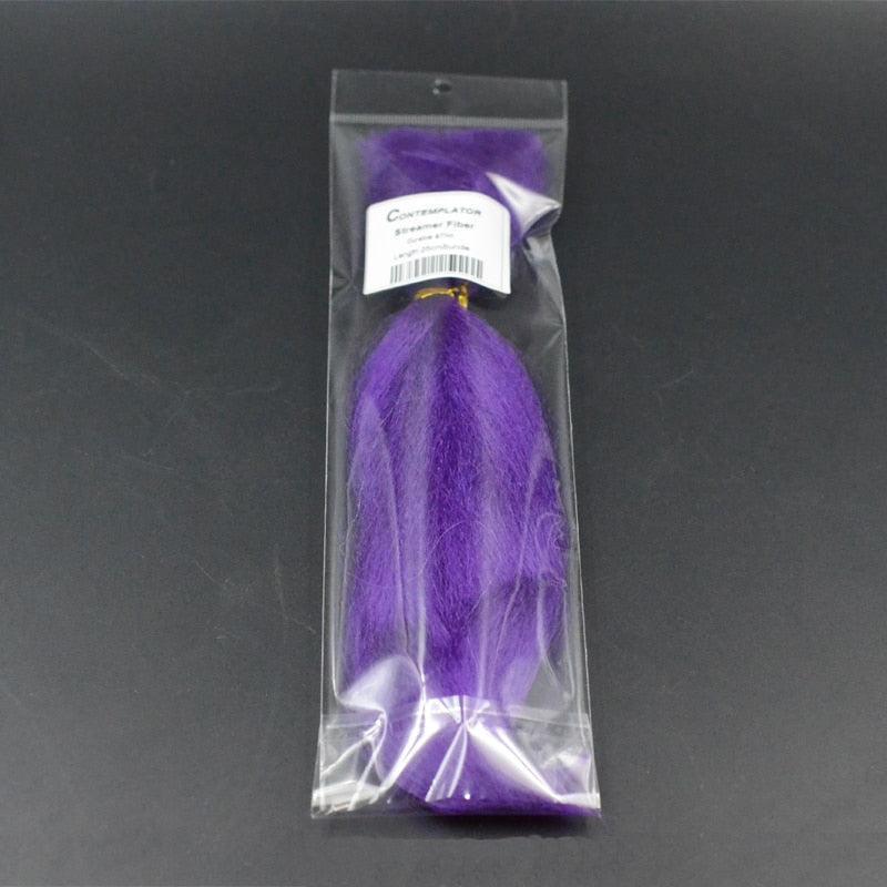 Rynx | Premium Fly-Tying Fiber Set: 12 Vibrant Colors for Creative Streamer Designs