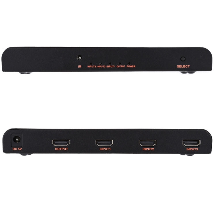 Rynx | 3X1 4K/60Hz HDMI 2.0 Switch with Remote Control, EU Plug