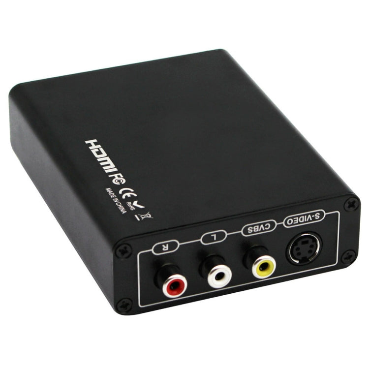 Rynx | HDMI to Composite / AV S-Video Converter RCA CVBS/L/R Video Converter Adapter, UK Plug