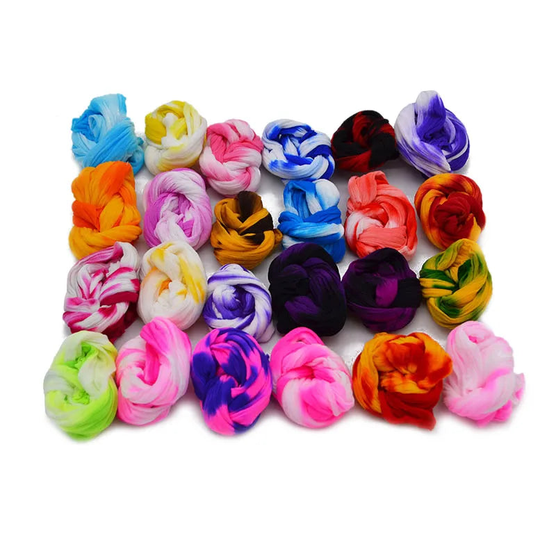 Rynx 5PCS Multicolor Nylon Stocking Round Flower Material Stretchable Stocking Material Accessories Handmade Wedding Home DIY Flower Crafts