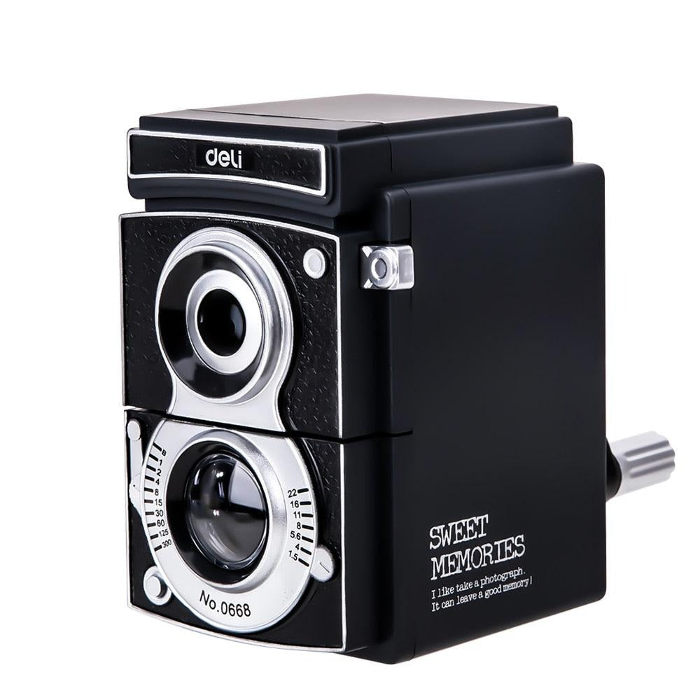 Rynx | Elegant Camera-Style Pencil Sharpener: Transform Your Workspace with Luxury