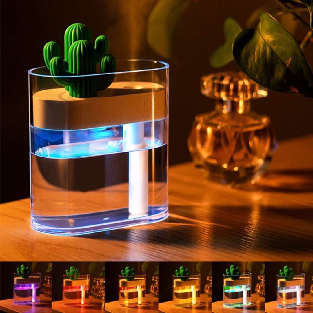 Rynx | Ultrasonic Silent Humidifier Cactus