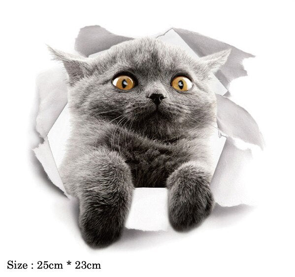 Rynx | 3D Cat Sticker Wall Decoration