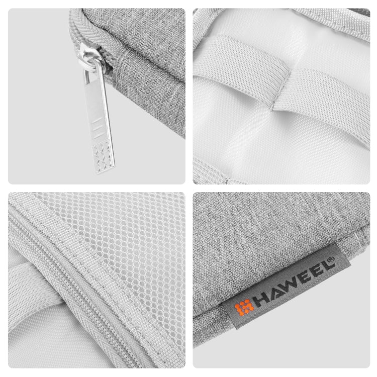 Rynx | HAWEEL Watch Band Organizer Box Headphones / U-Disk / Digital Cable Storage Box (Gray)