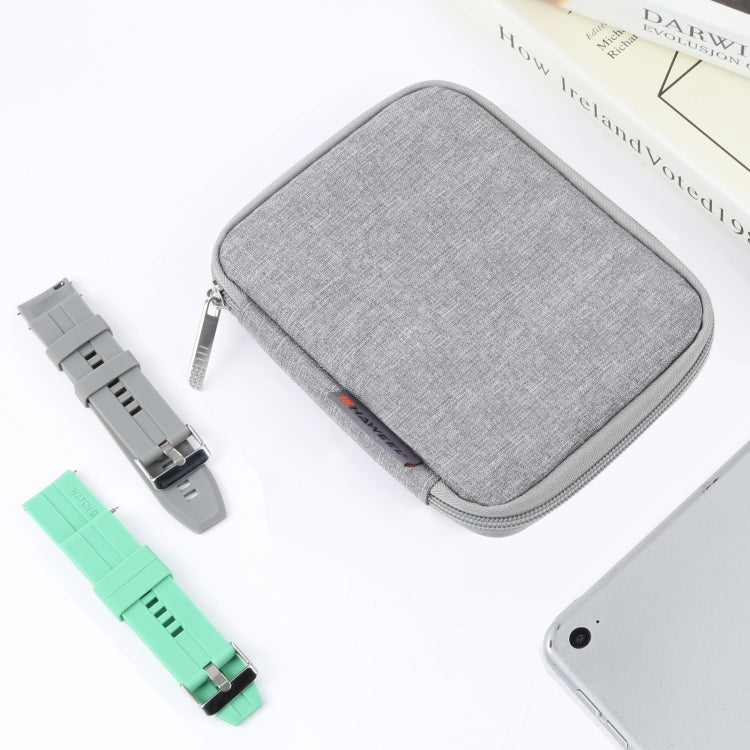 Rynx | HAWEEL Watch Band Organizer Box Headphones / U-Disk / Digital Cable Storage Box (Gray)