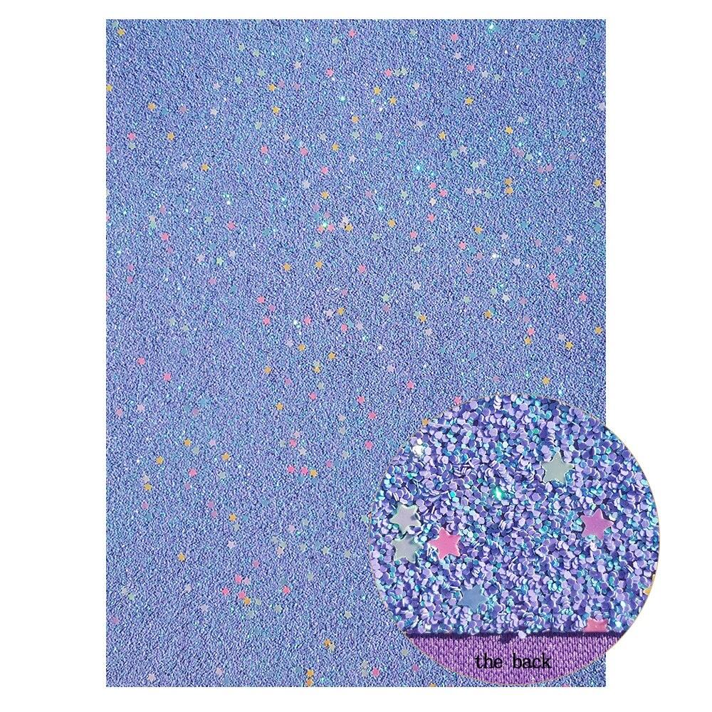 Rynx | Sparkling Violet Faux Leather Fabric - A Must-Have for Sparkling DIY Projects
