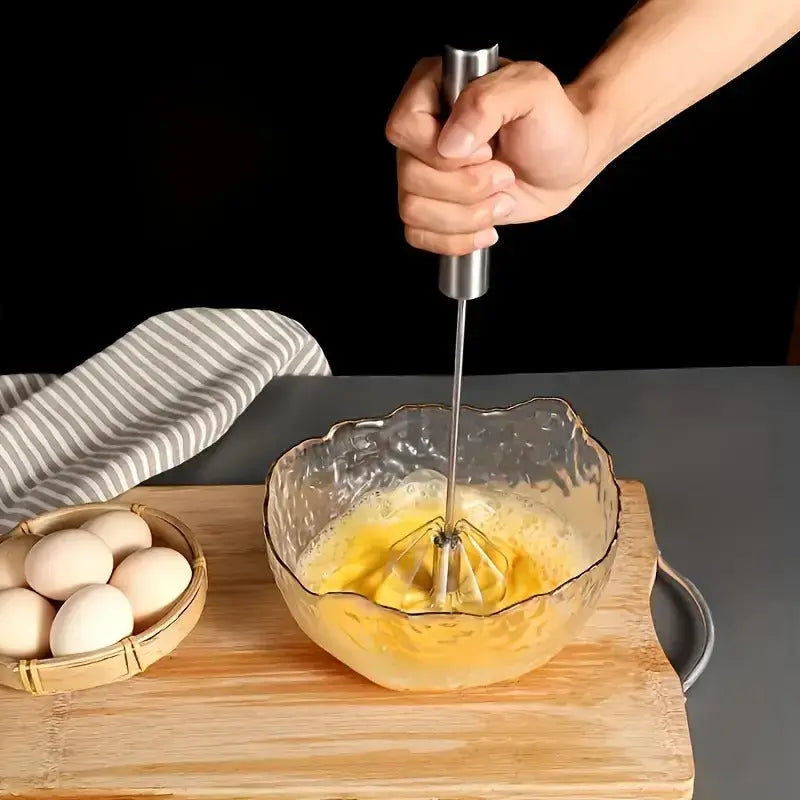 Rynx | Semi-automatic stainless steel whisk – Fast, robust & without electricity