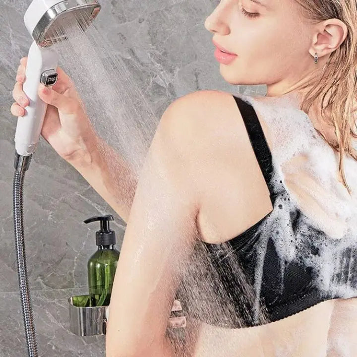 Rynx | Handheld shower with 4 spray modes & stop button – High pressure