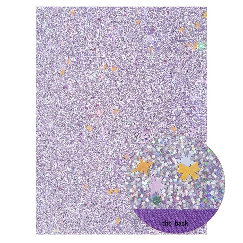 Rynx | Sparkling Violet Faux Leather Fabric - A Must-Have for Sparkling DIY Projects