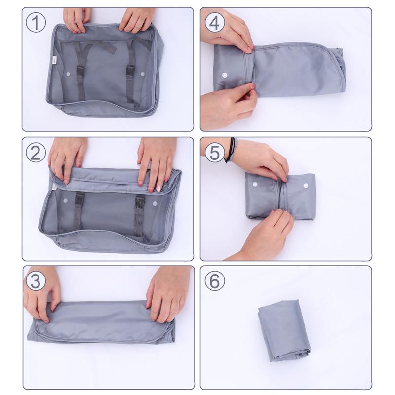 Rynx | Travel Smart: versatile 8/6/1-piece organizer set for effortless packing