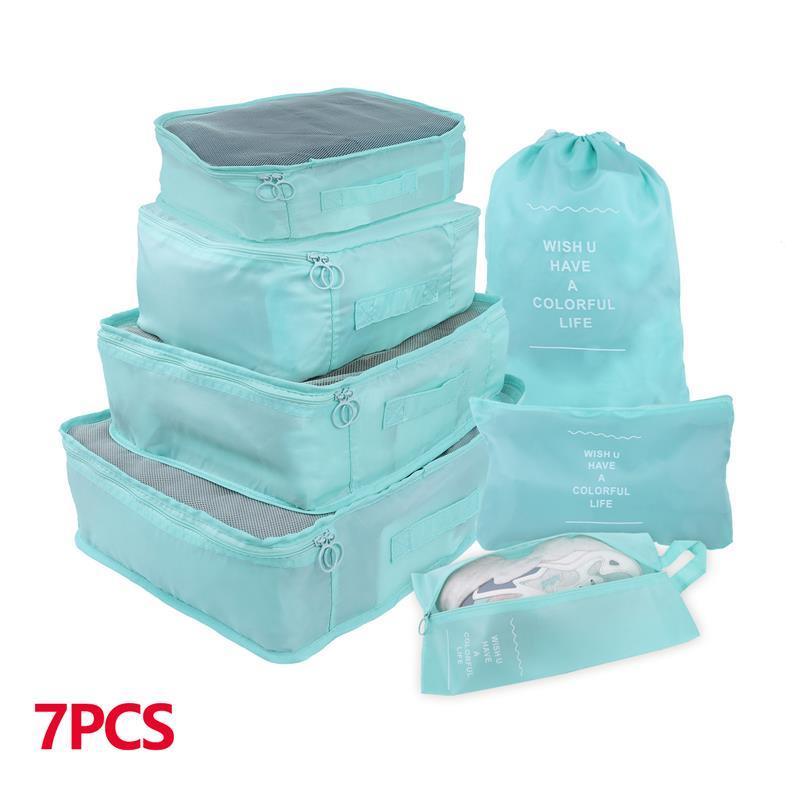 Rynx | Travel Smart: versatile 8/6/1-piece organizer set for effortless packing