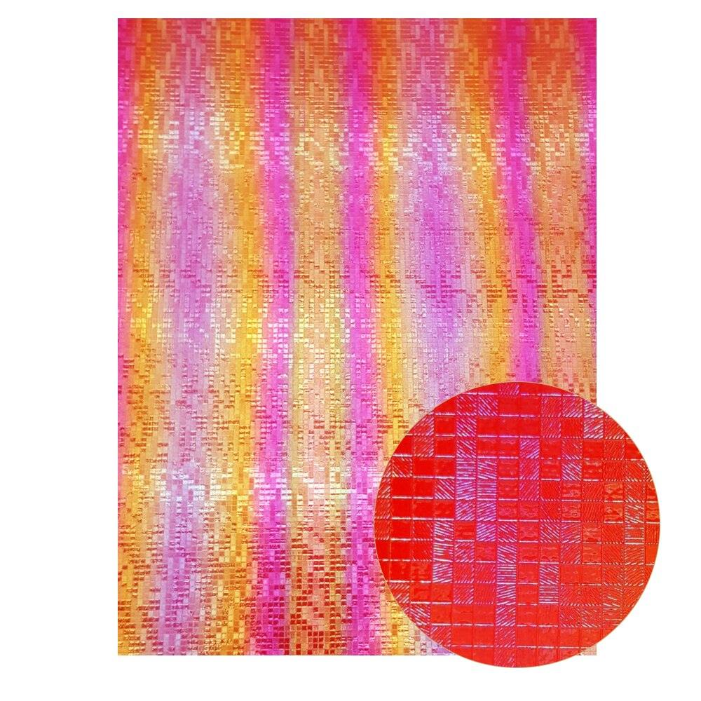 Rynx | Shiny Red Chunky Glitter Craft Fabric Sheets - A4 Size for DIY Projects