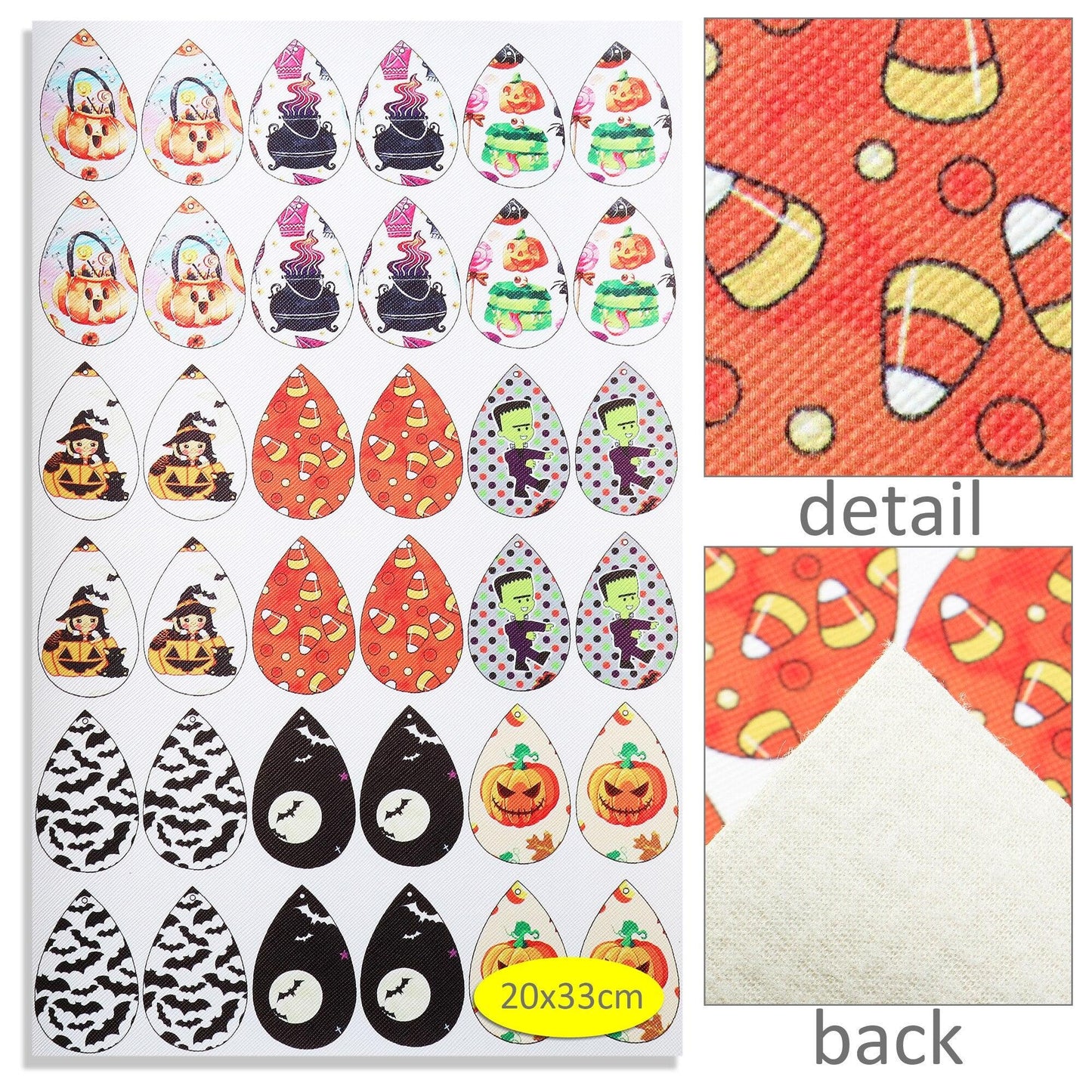 Rynx | Spooky Season Cartoon Leather DIY Craft Kit: Creative Project Bundle