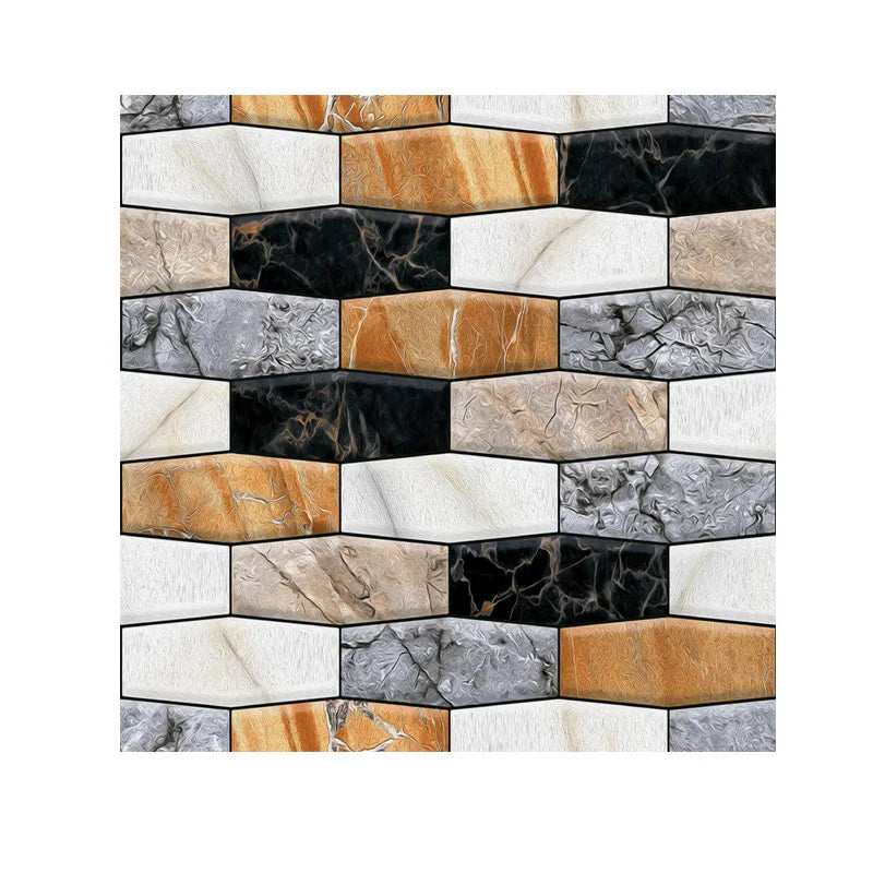 Rynx | Self-Adhesive Tile Wall Sticker | 3D PVC Covers for Kitchen Cupboard Bathroom | Waterproof Home Decor Wallpaper