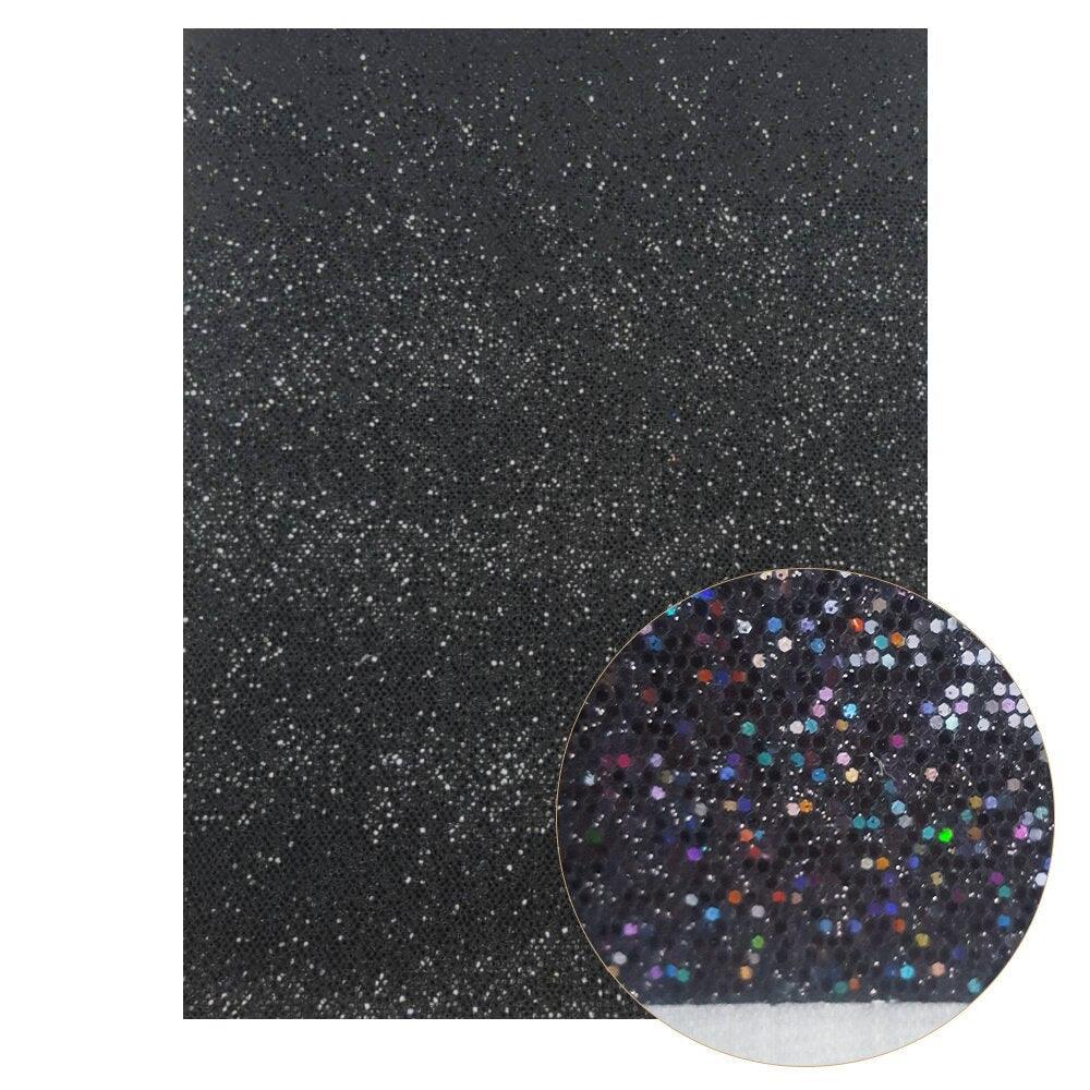 Rynx | Sparkling Black Faux Leather Craft Set - Essential DIY Supplies