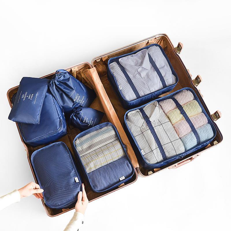 Rynx | Travel Smart: versatile 8/6/1-piece organizer set for effortless packing