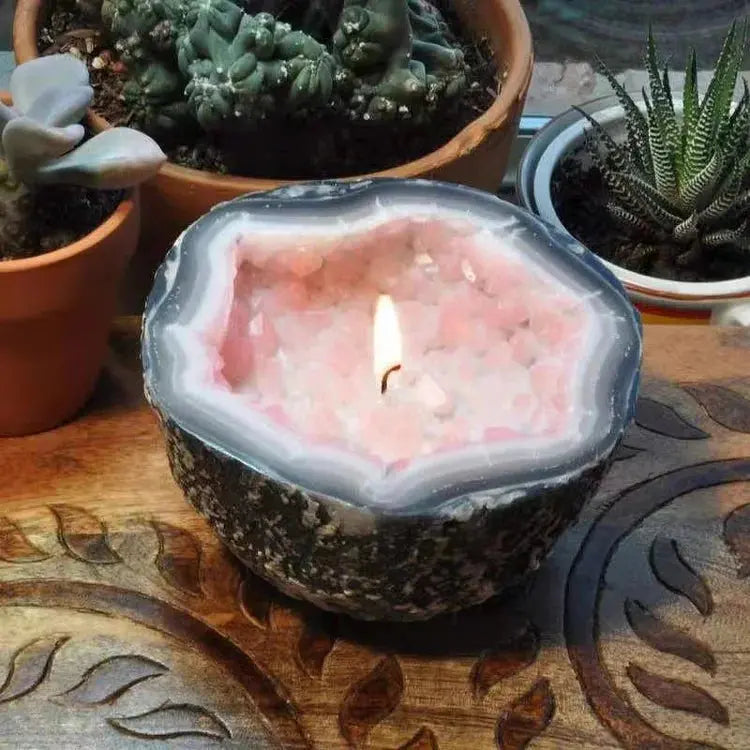 Rynx | Healing Energy Crystal Candle for Relaxation and Positive Energy