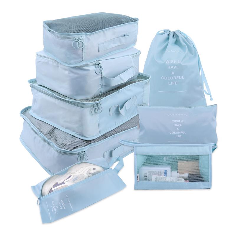 Rynx | Travel Smart: versatile 8/6/1-piece organizer set for effortless packing