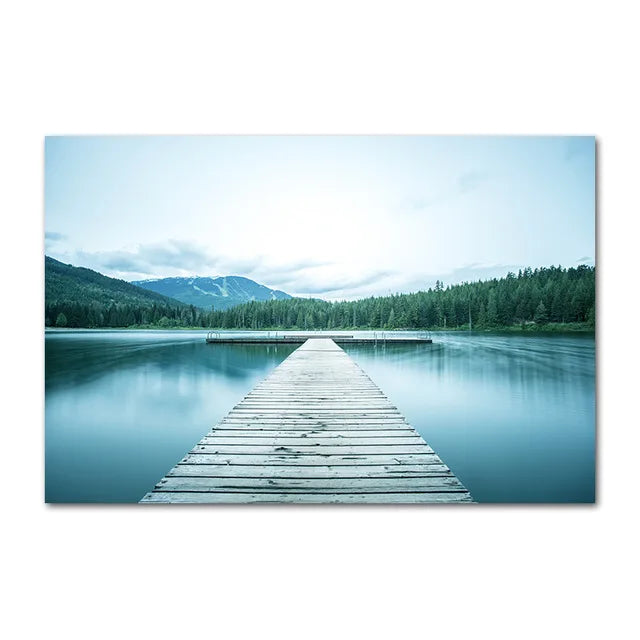 Rynx | from a picturesque forest lake on canvas