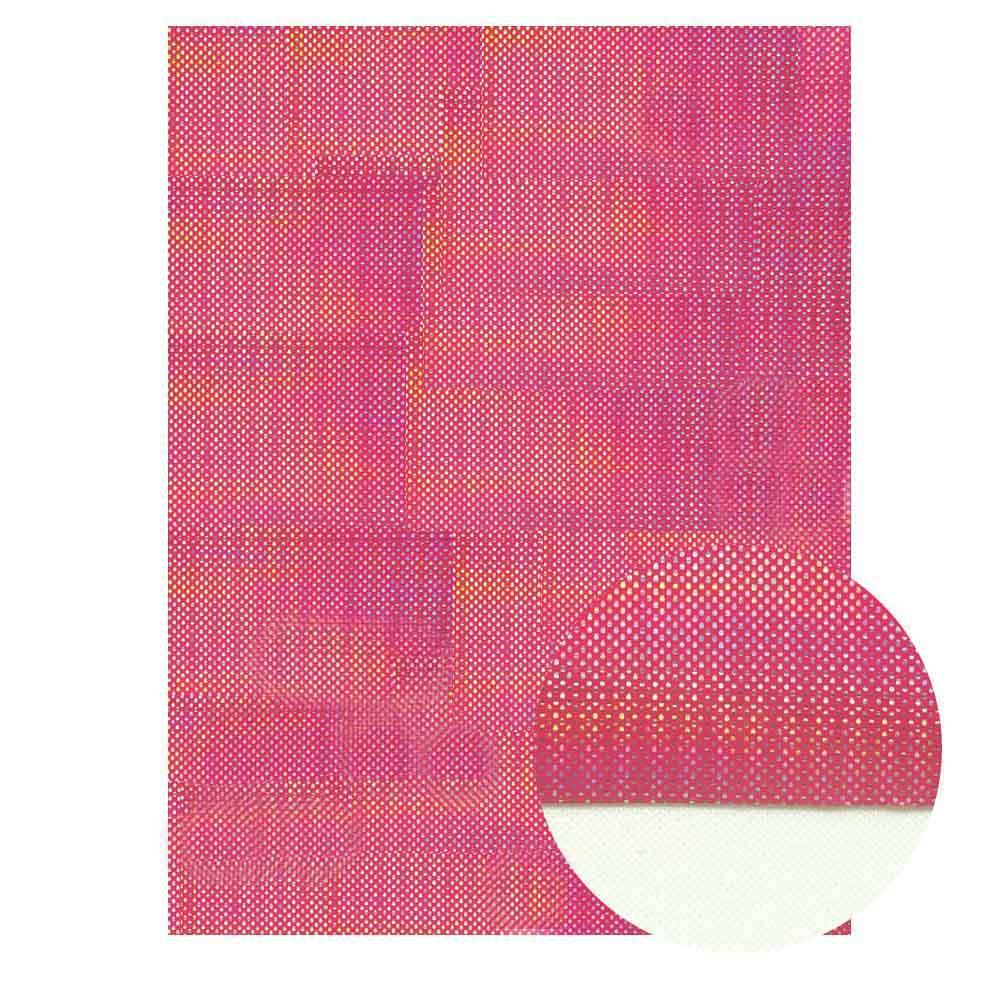 Rynx | Shiny Red Chunky Glitter Craft Fabric Sheets - A4 Size for DIY Projects