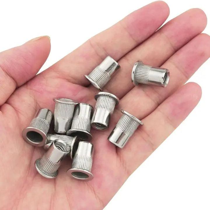 Rynx | High-Quality Nutsert Set with Countersunk Head (100 Pieces)