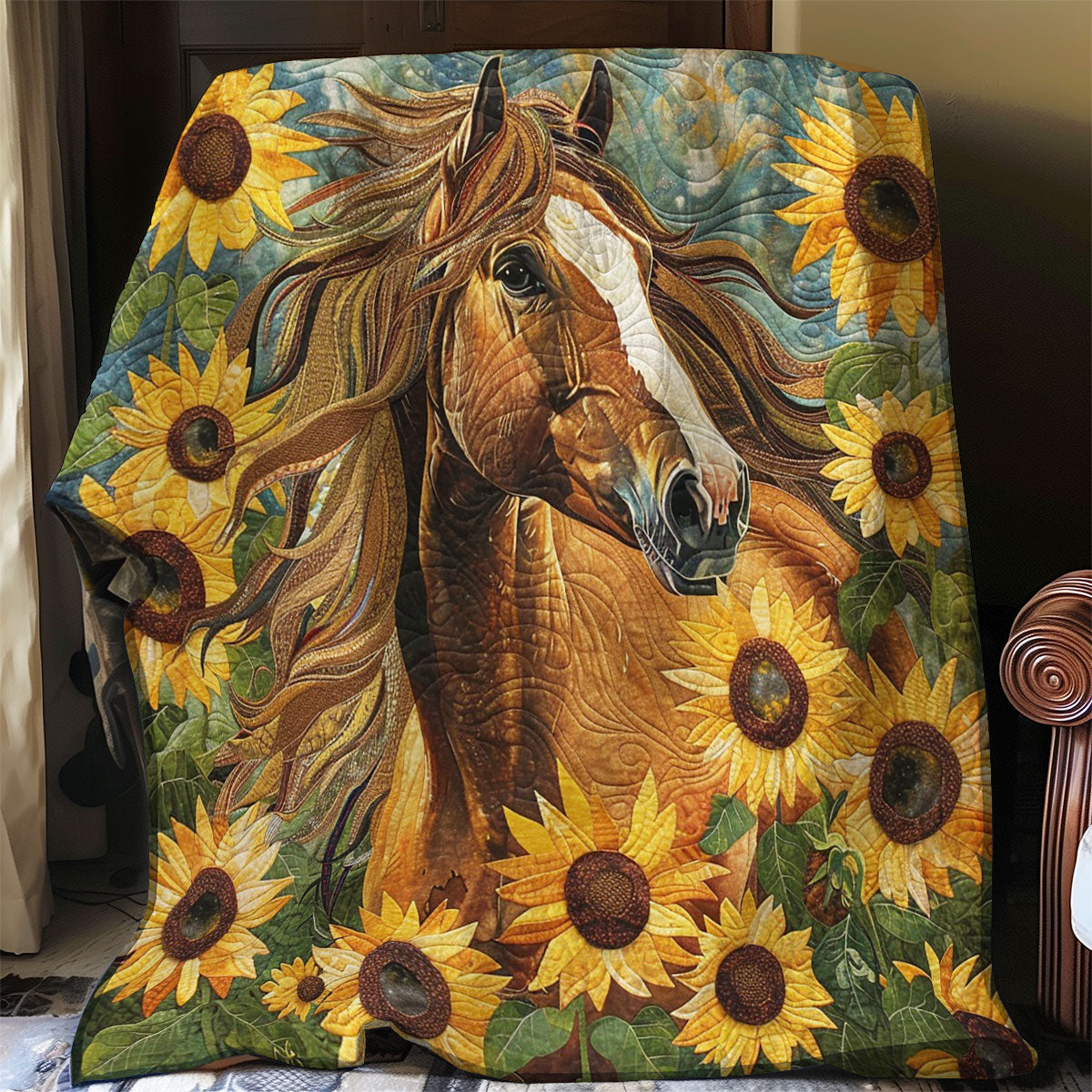 Rynx | Brown Horse Strong Quilt