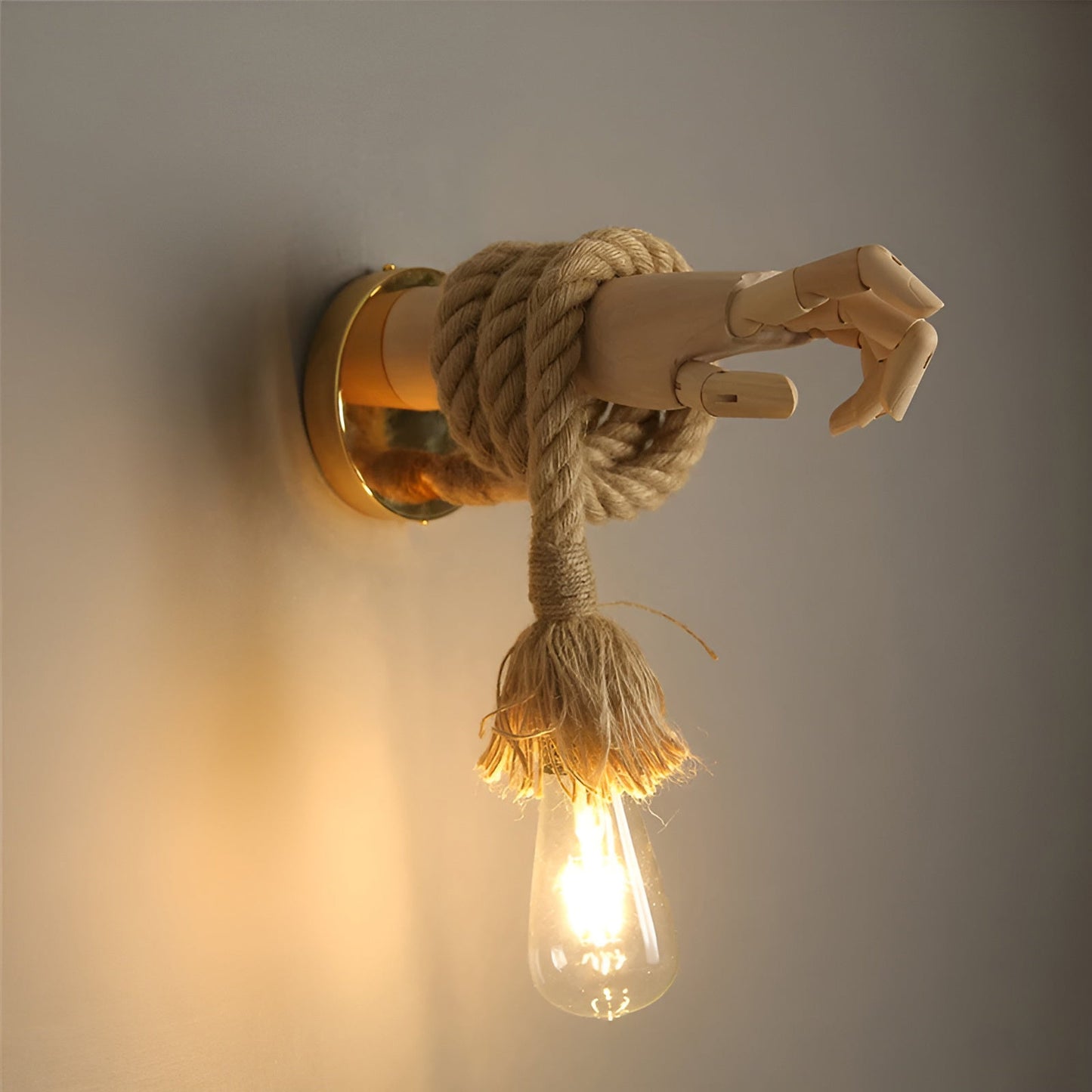 Rynx | Rope - Rustic Wall Lamp with Timeless Design