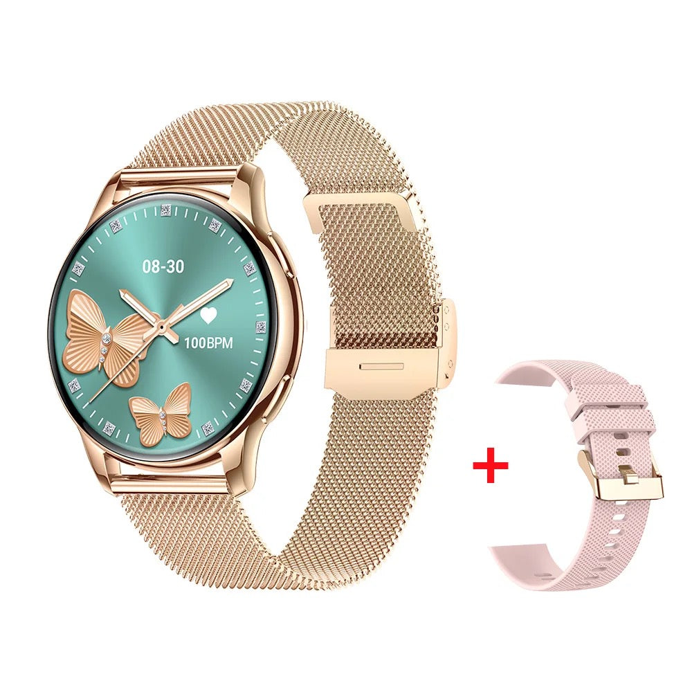 Rynx | Smartwatch with HD display, Bluetooth call, heart & sleep monitor, IP68 waterproof, Android/iOS