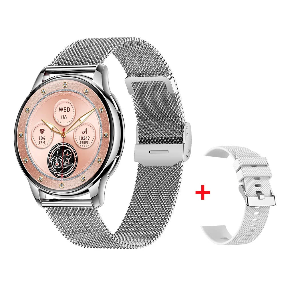 Rynx | Smartwatch with HD display, Bluetooth call, heart & sleep monitor, IP68 waterproof, Android/iOS