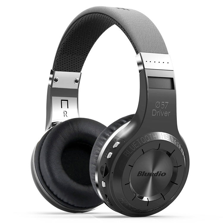 RYNX | Bluedio H+ Turbine Wireless Bluetooth 4.1 Stereo Headphones Headset with Mic & Micro SD Card Slot & FM Radio, For iPhone, Samsung, Huawei, Xiaomi, HTC and Other Smartphones, All Audio Devices(Black)