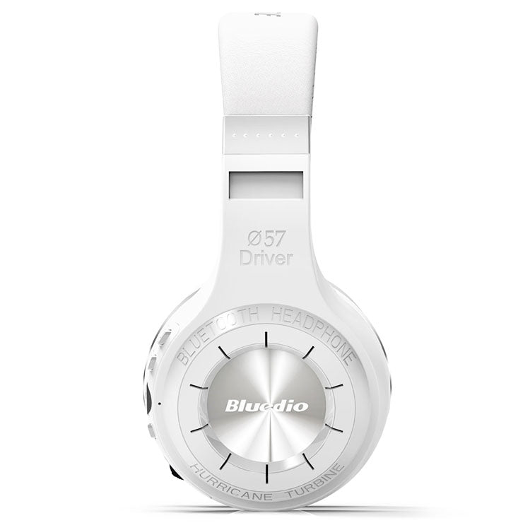 RYNX | Bluedio H+ Turbine Wireless Bluetooth 4.1 Stereo Headphones Headset with Mic & Micro SD Card Slot & FM Radio, For iPhone, Samsung, Huawei, Xiaomi, HTC and Other Smartphones, All Audio Devices(White)