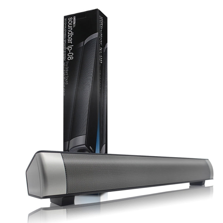 RYNX | Soundbar LP-08 (CE0150) USB MP3 Player 2.1CH Bluetooth Wireless Sound Bar Speaker (Black)