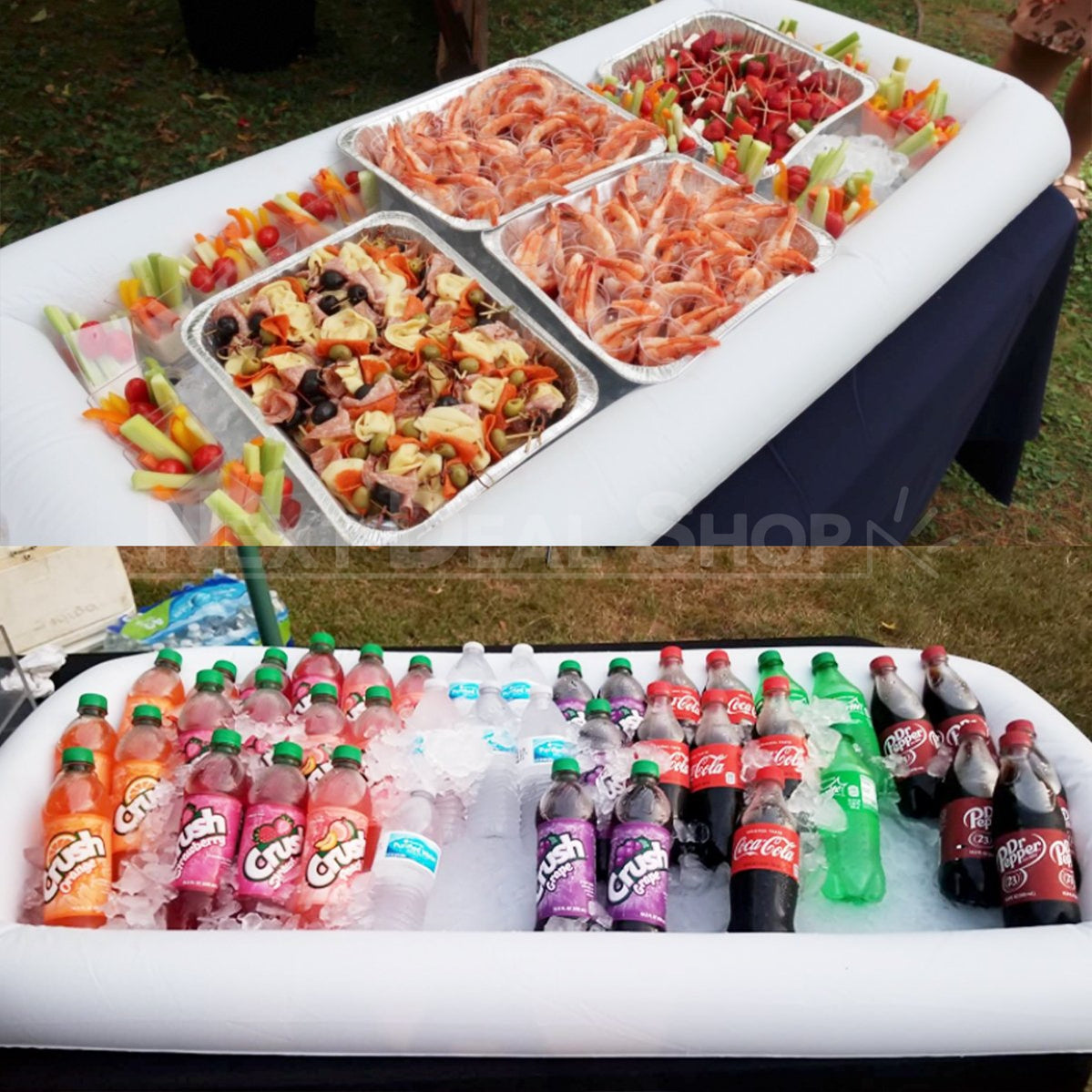 Rynx | Inflatable Serving Bar - Great Party Helper for Keeping Food & Drinks Cold
